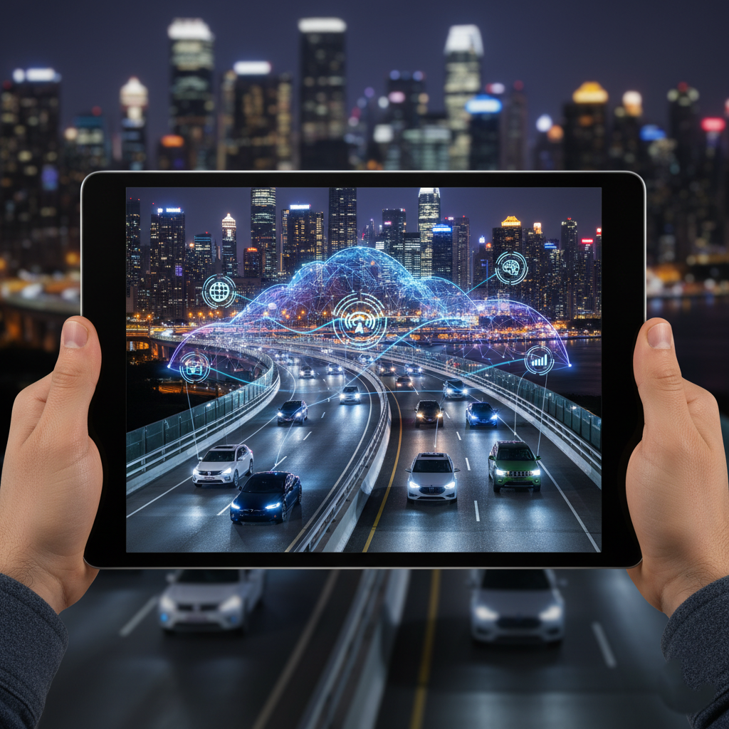 Digital Fleet on Smart Highway with Cloud-Based Connectivity